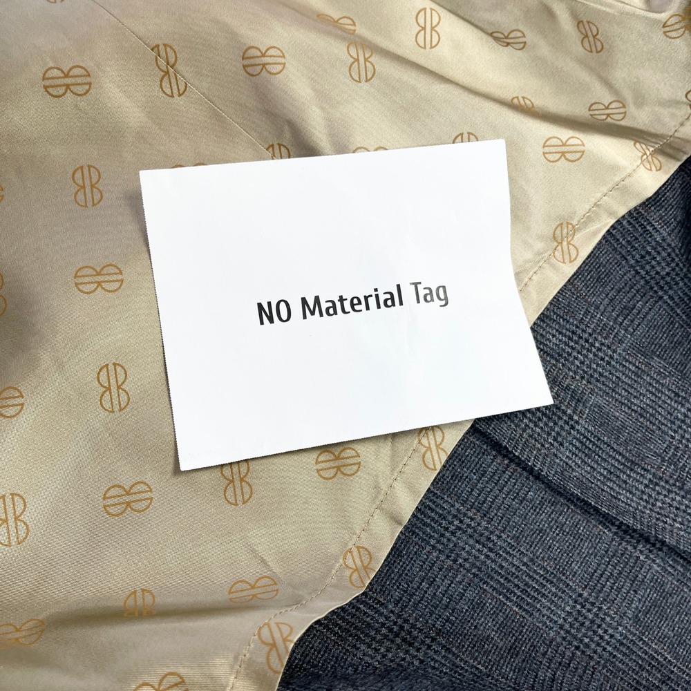 VTG Bill Blass Mens Blazer 42S Gray Glen Plaid Sport Coat Jacket Heritage Prep - Picture 10 of 12